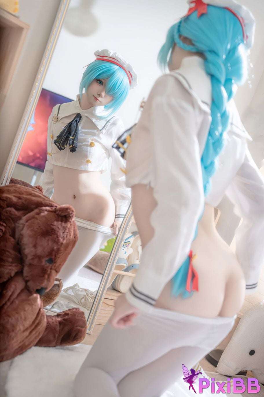 Cosplayer Zhiyue Etsu ko Janus JK azur lane PixiBB.COM 008