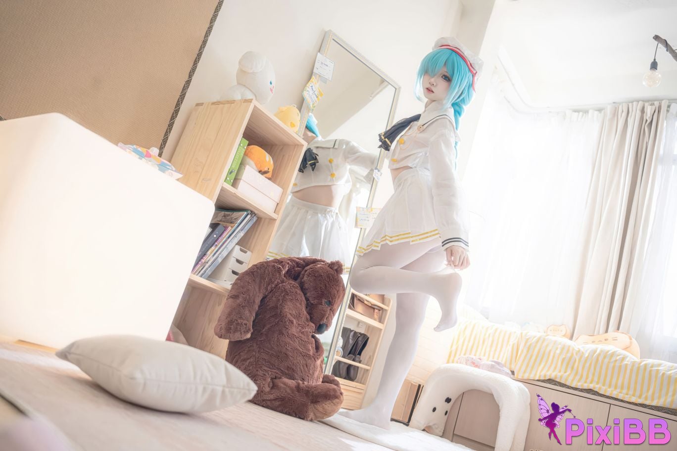 Cosplayer Zhiyue Etsu ko Janus JK azur lane PixiBB.COM 012