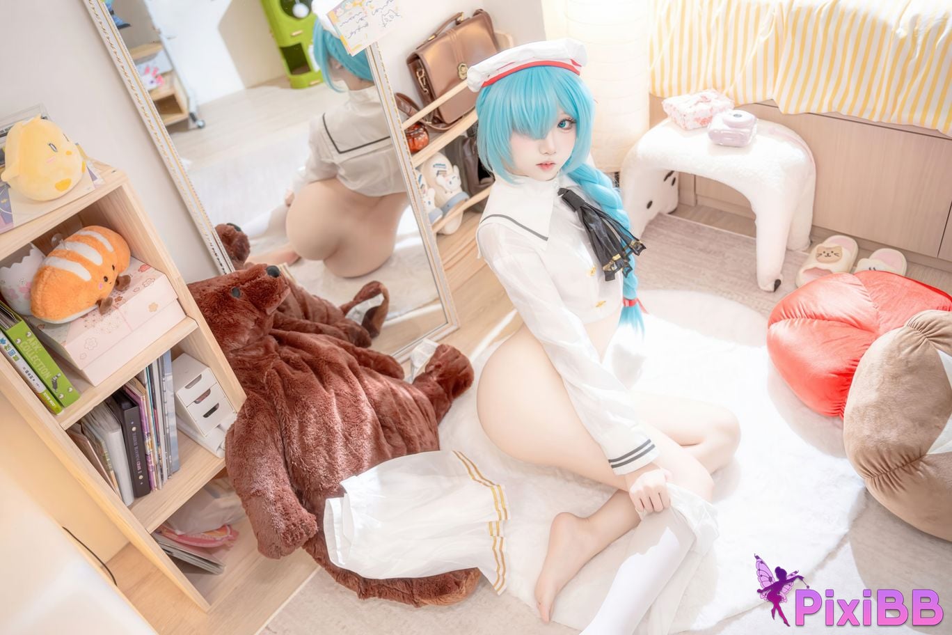 Cosplayer Zhiyue Etsu ko Janus JK azur lane PixiBB.COM 019