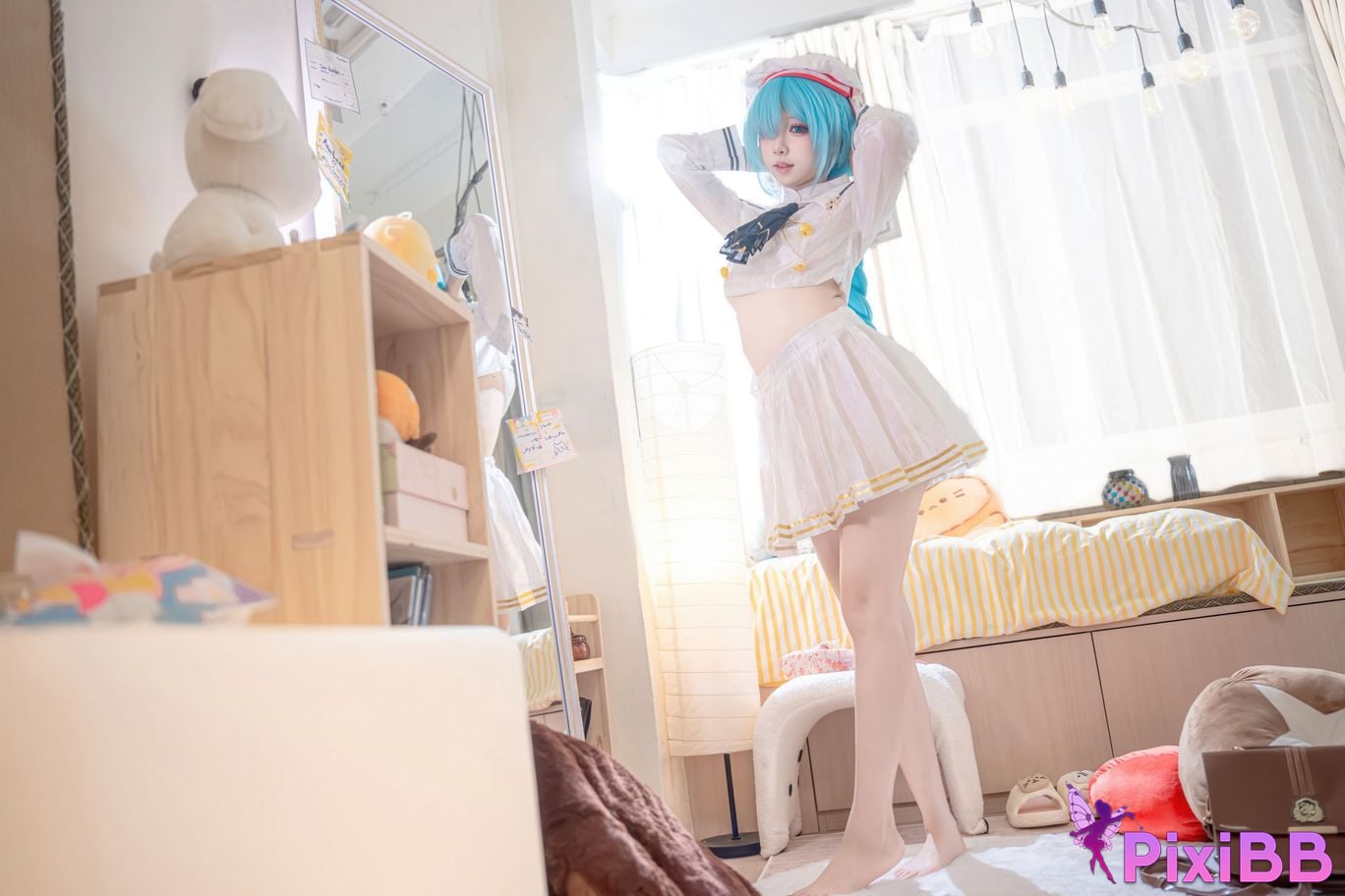 Cosplayer Zhiyue Etsu ko Janus JK azur lane PixiBB.COM 028