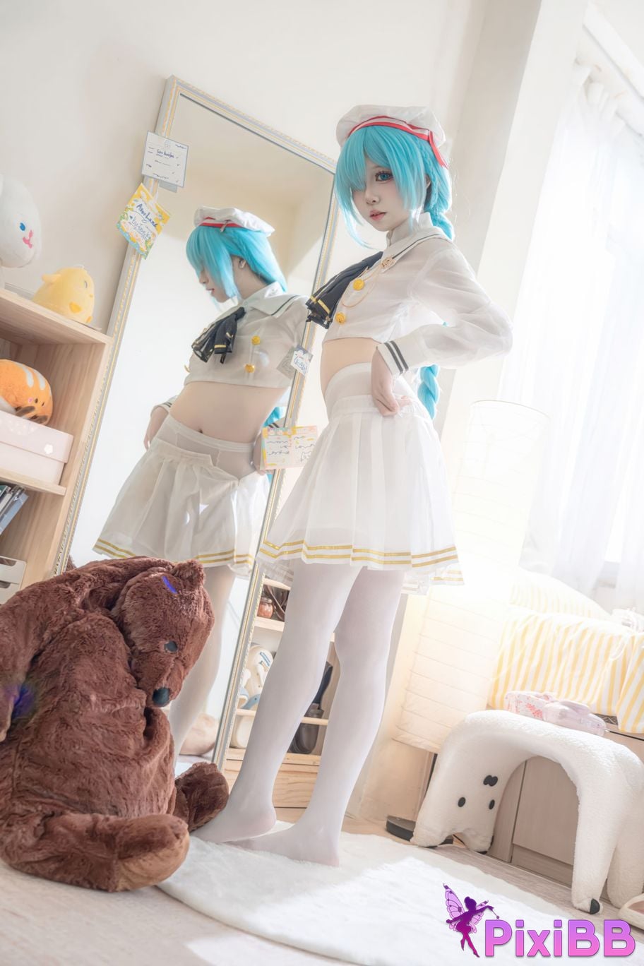 Cosplayer Zhiyue Etsu ko Janus JK azur lane PixiBB.COM 034