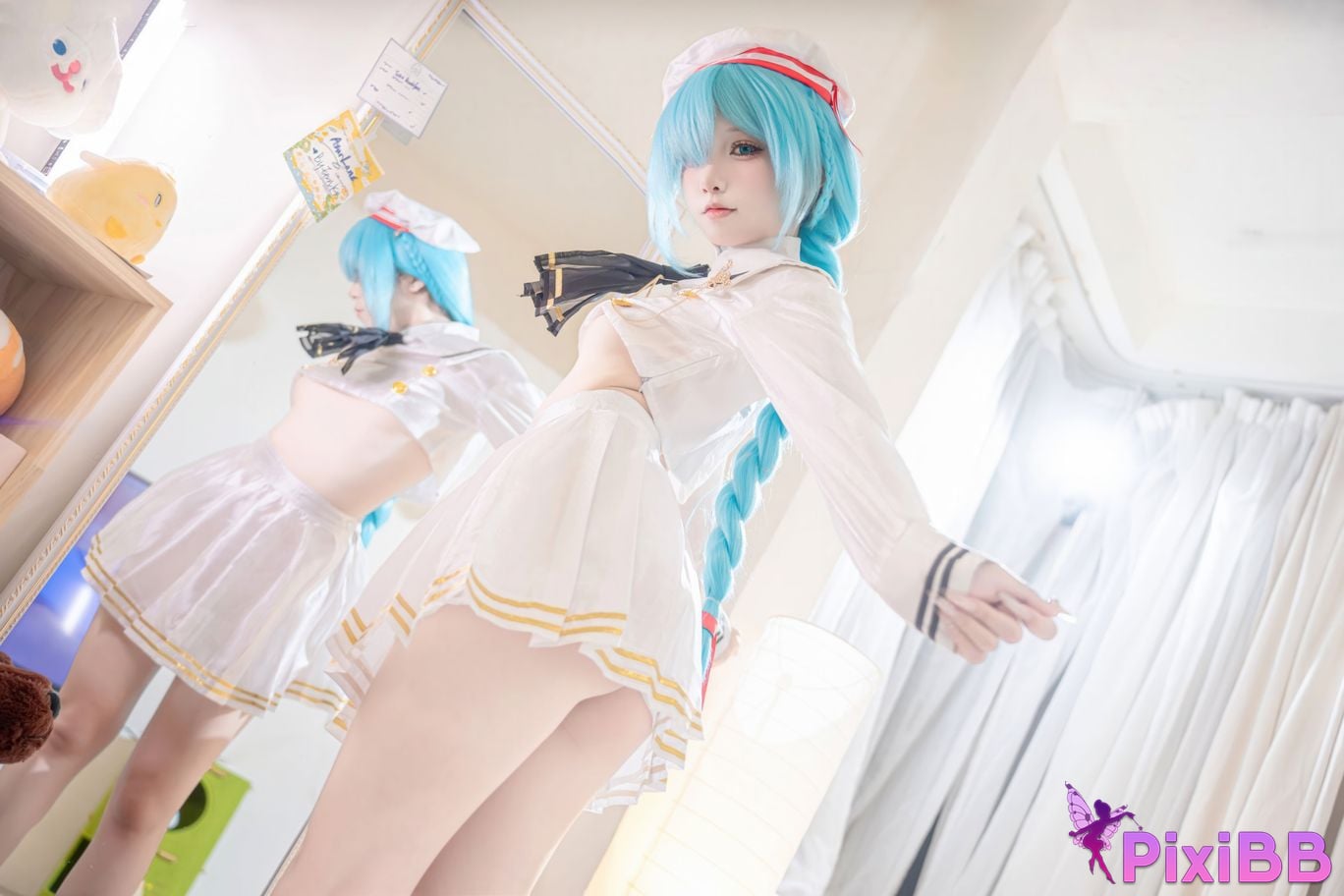 Cosplayer Zhiyue Etsu ko Janus JK azur lane PixiBB.COM 035
