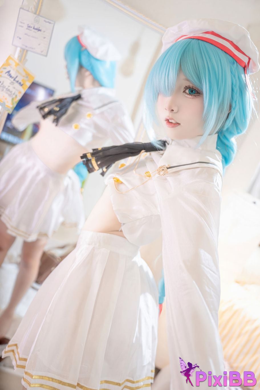 Cosplayer Zhiyue Etsu ko Janus JK azur lane PixiBB.COM 036