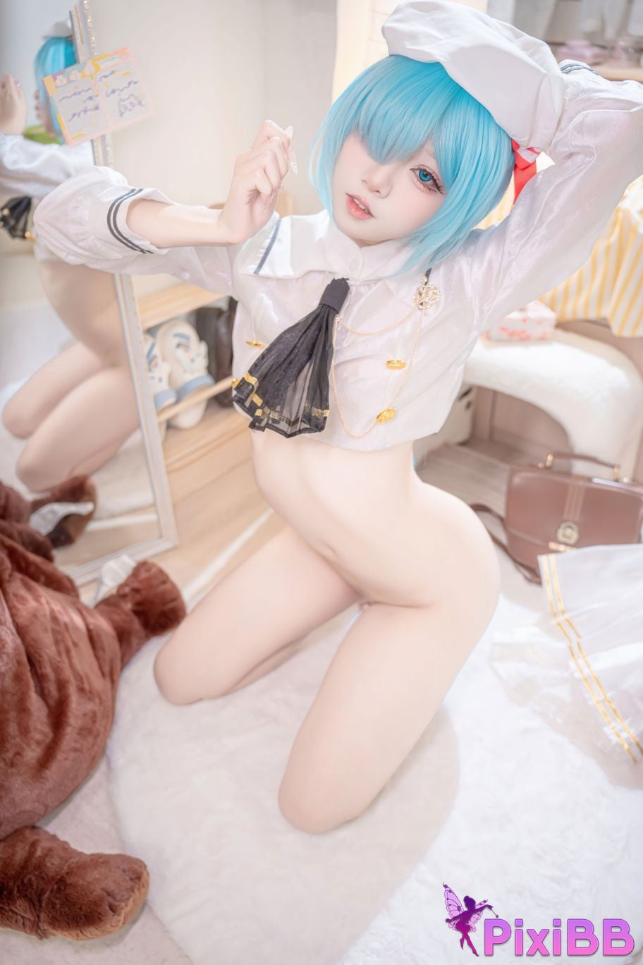 Cosplayer Zhiyue Etsu ko Janus JK azur lane PixiBB.COM 042