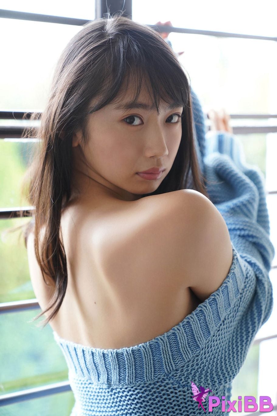 Japanese Idol Nanako Aizawa Gravure chan wants to go viral Yanmaga digital photo book PixiBB.COM 139