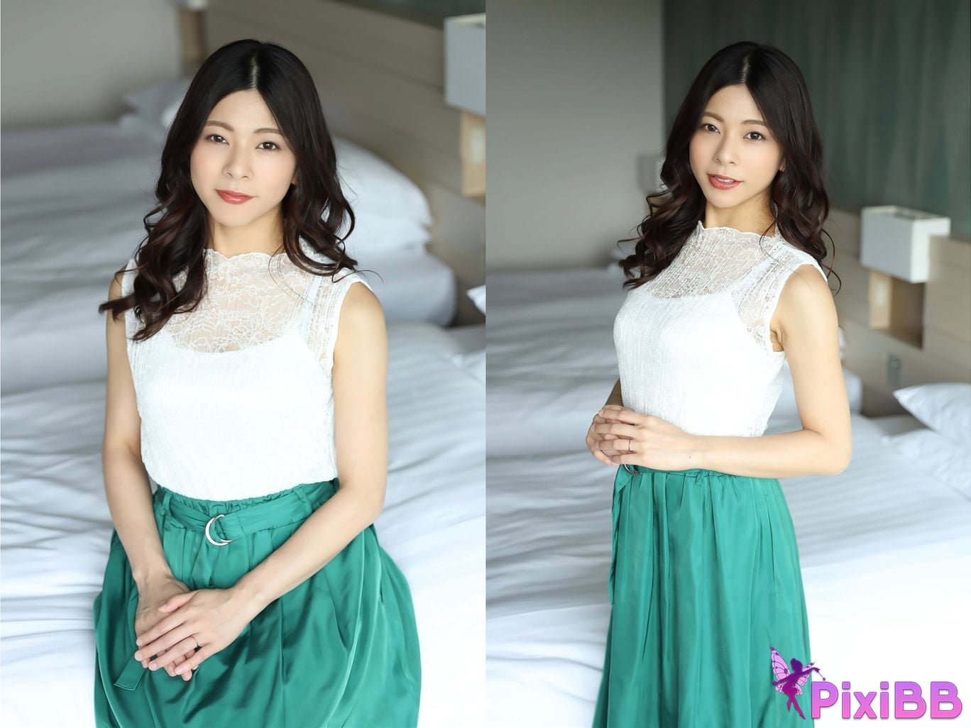 Japanese Idol Azusa Natsume Summer love A devilish wife whose sweet nasal voice tickles the hearts of men. PixiBB.COM 004