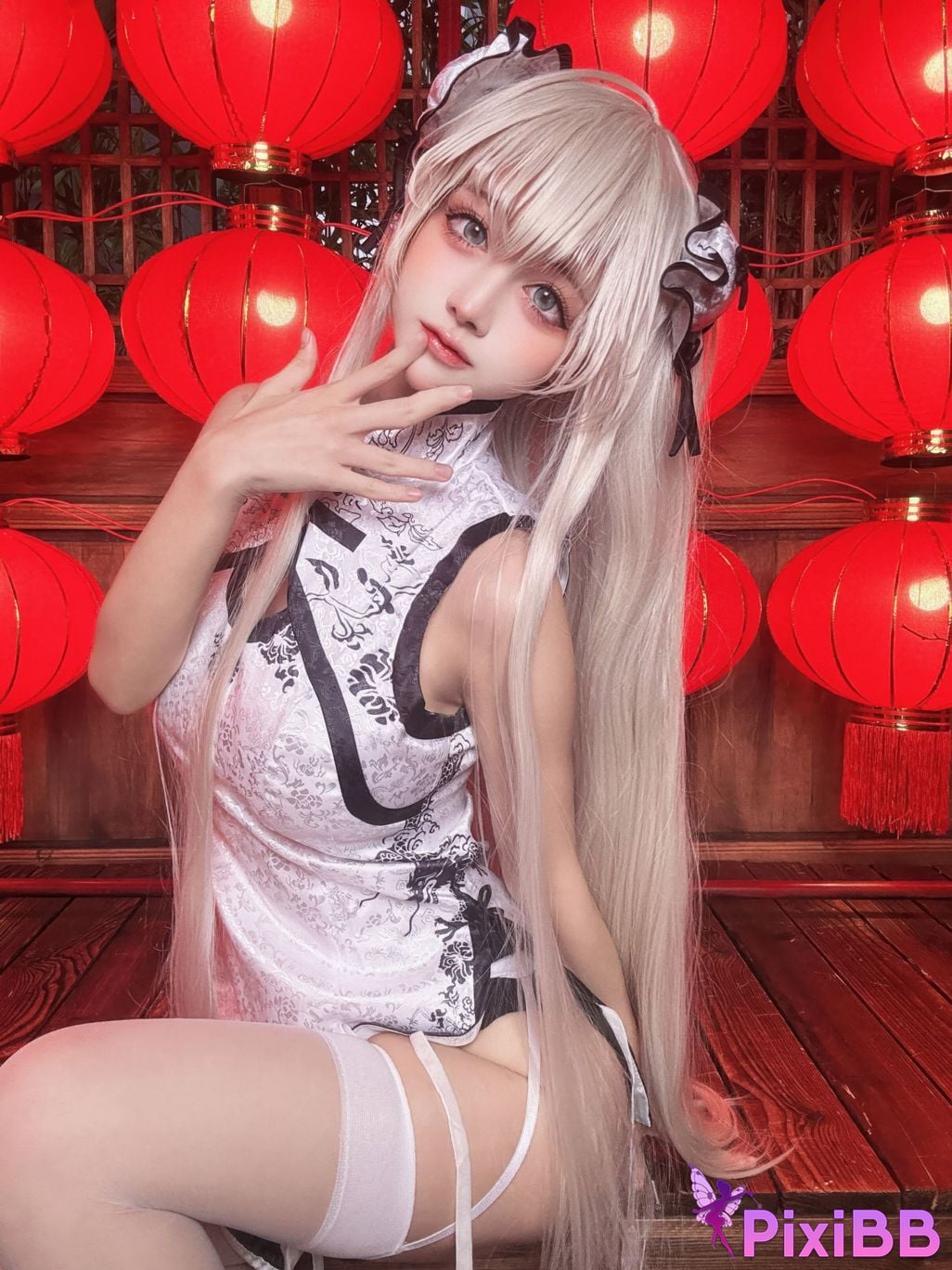 Cosplayer Chong Tian Lin Hua Rinka Kasugano Yuu cheongsam PixiBB.COM 002