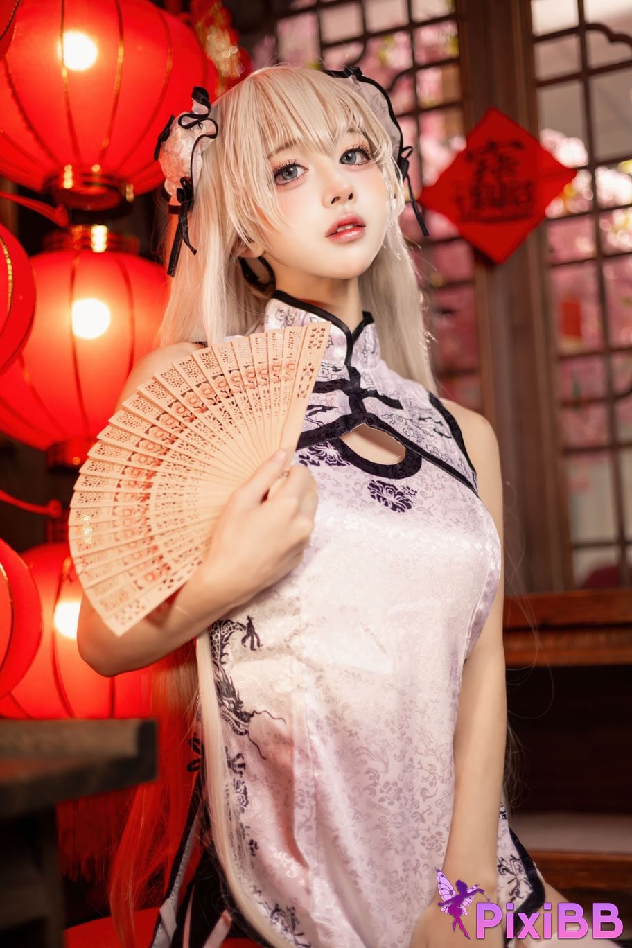 Cosplayer Chong Tian Lin Hua Rinka Kasugano Yuu cheongsam PixiBB.COM 003
