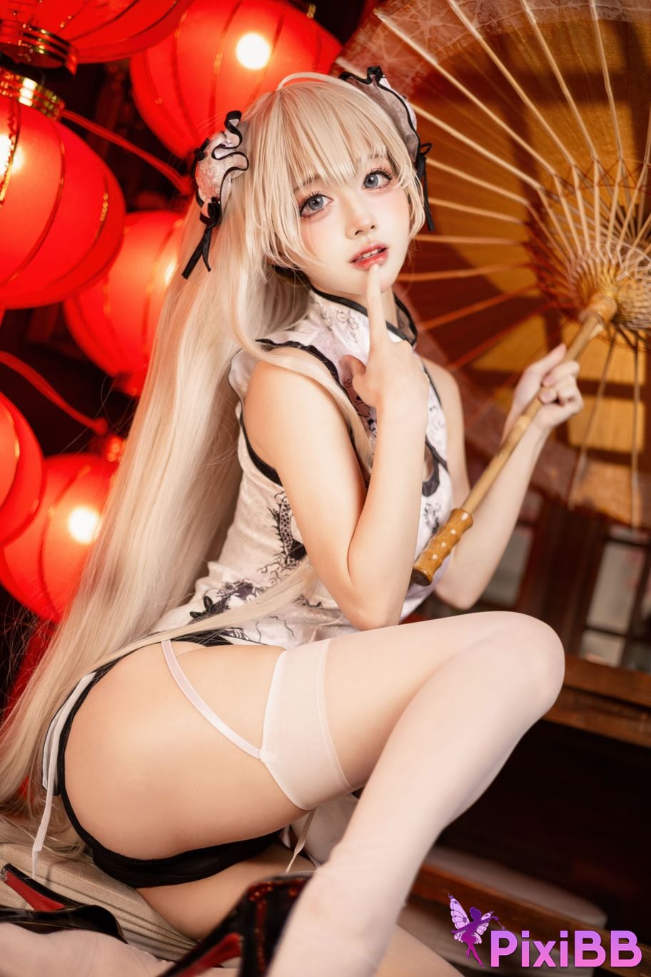 Cosplayer Chong Tian Lin Hua Rinka Kasugano Yuu cheongsam PixiBB.COM 008