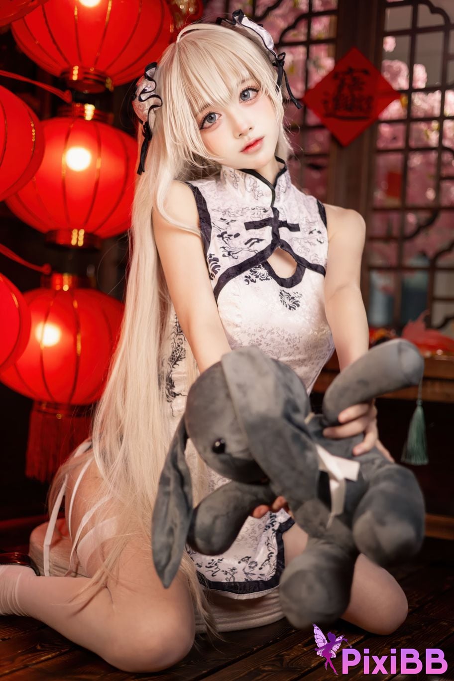 Cosplayer Chong Tian Lin Hua Rinka Kasugano Yuu cheongsam PixiBB.COM 011