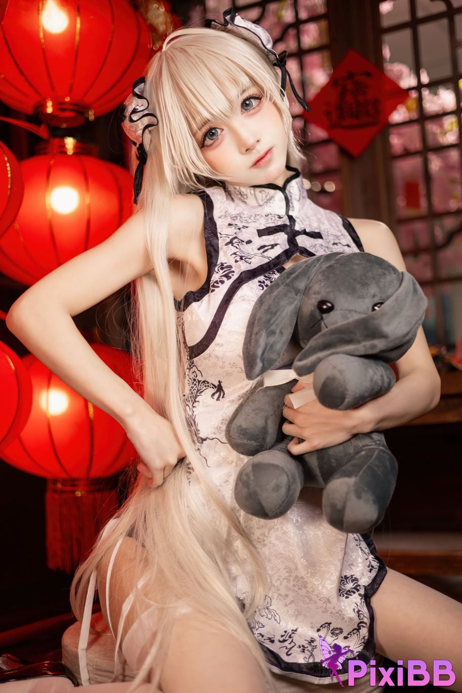 Cosplayer Chong Tian Lin Hua Rinka Kasugano Yuu cheongsam PixiBB.COM 013