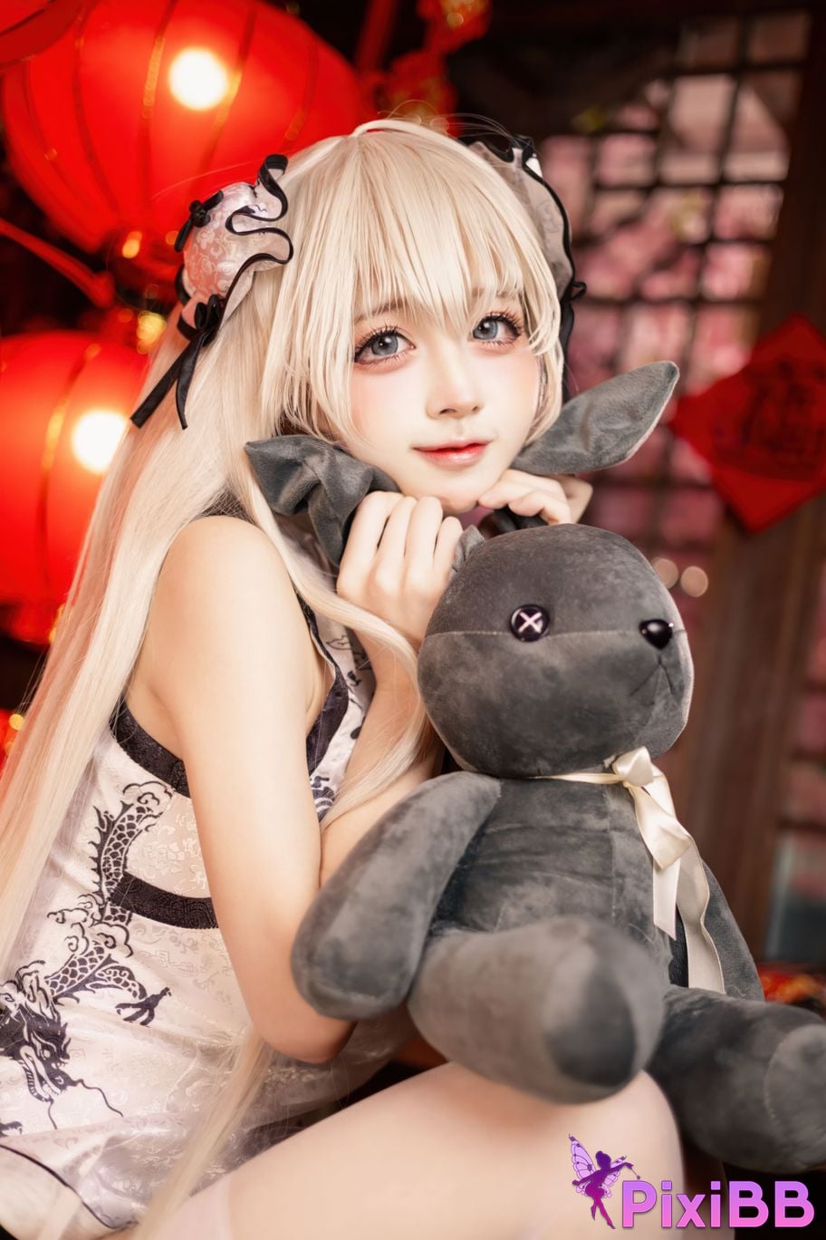 Cosplayer Chong Tian Lin Hua Rinka Kasugano Yuu cheongsam PixiBB.COM 015