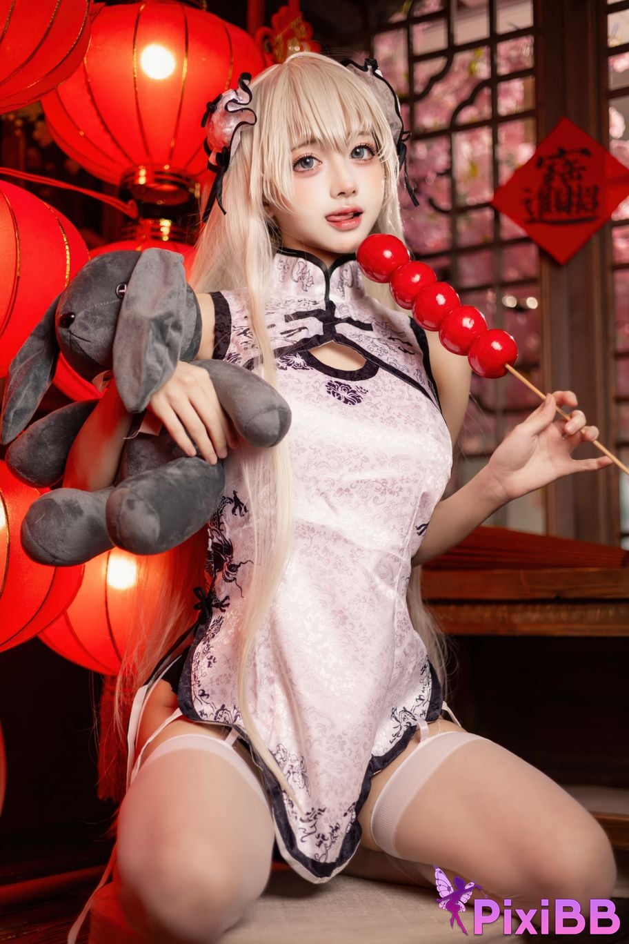 Cosplayer Chong Tian Lin Hua Rinka Kasugano Yuu cheongsam PixiBB.COM 018