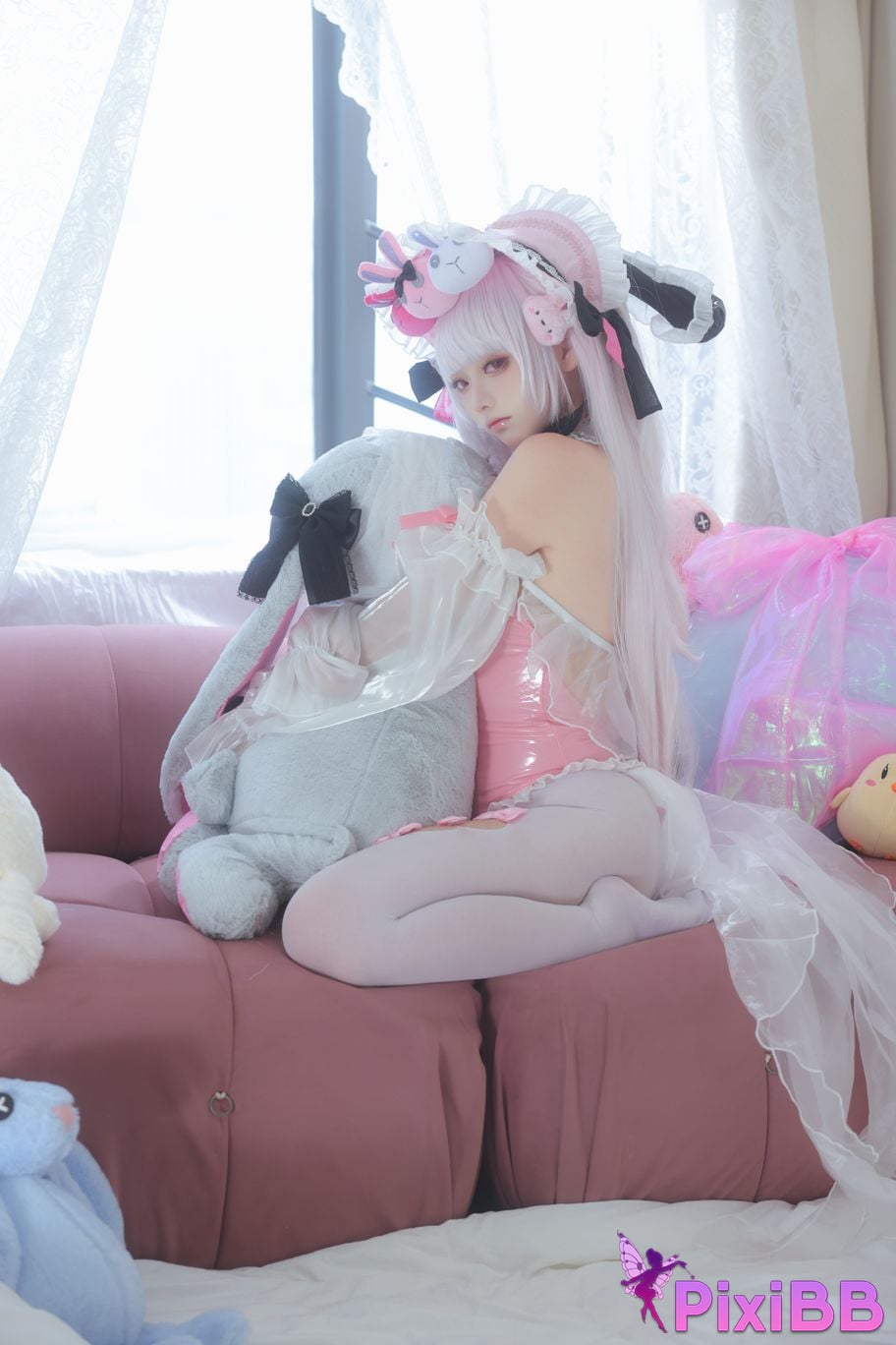 Cosplay G44 wont get hurt Azur Blue Halford PixiBB.COM 002