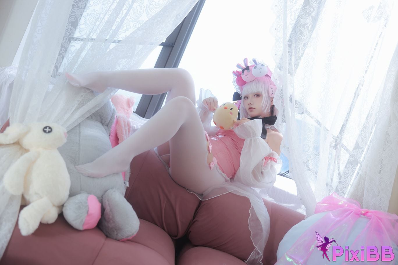 Cosplay G44 wont get hurt Azur Blue Halford PixiBB.COM 006