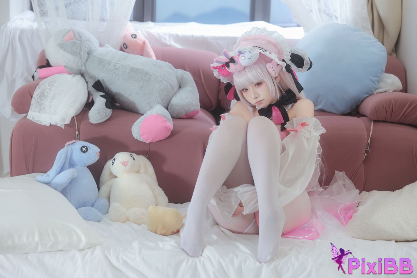 Cosplay G44 wont get hurt Azur Blue Halford PixiBB.COM 020