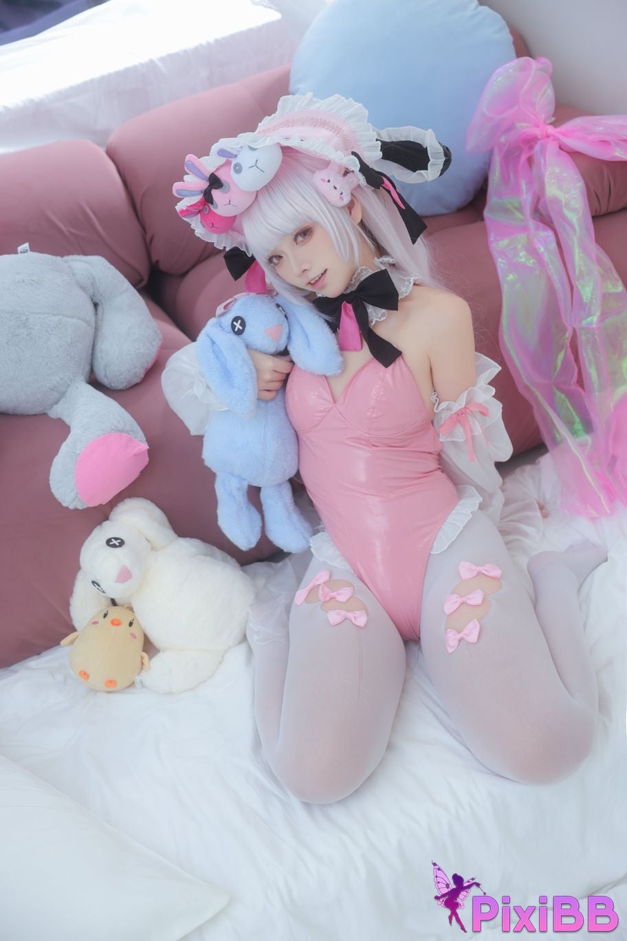 Cosplay G44 wont get hurt Azur Blue Halford PixiBB.COM 025