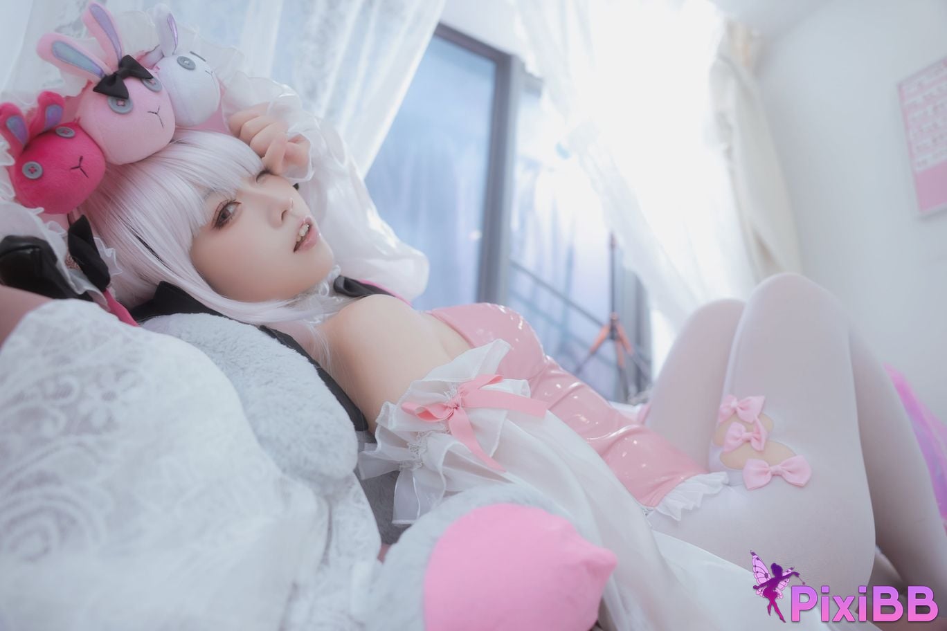 Cosplay G44 wont get hurt Azur Blue Halford PixiBB.COM 030