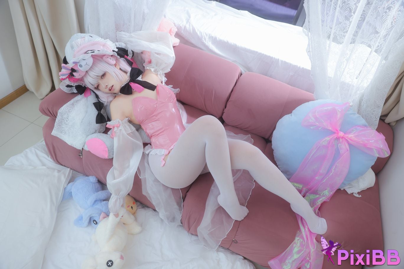 Cosplay G44 wont get hurt Azur Blue Halford PixiBB.COM 031