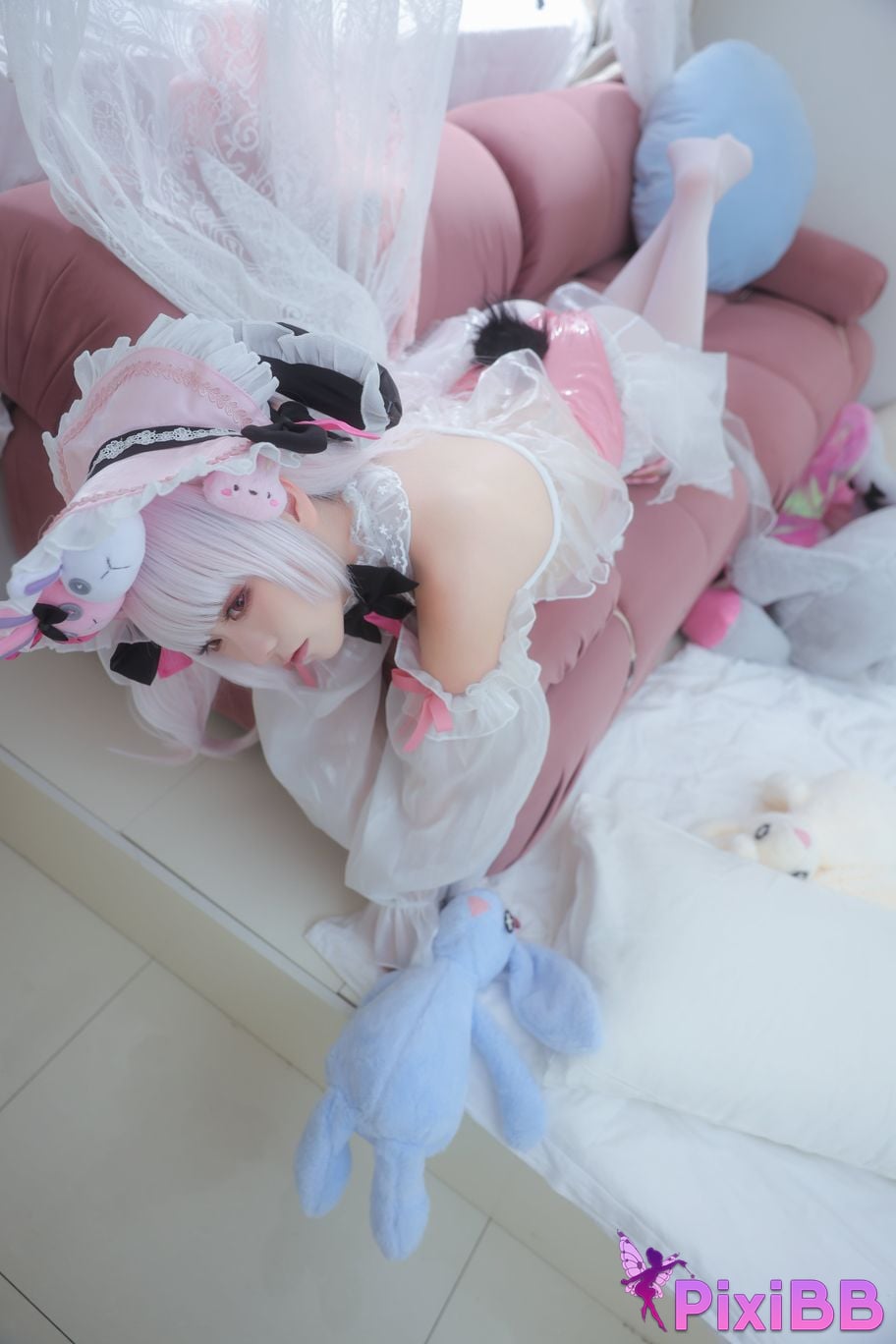 Cosplay G44 wont get hurt Azur Blue Halford PixiBB.COM 033