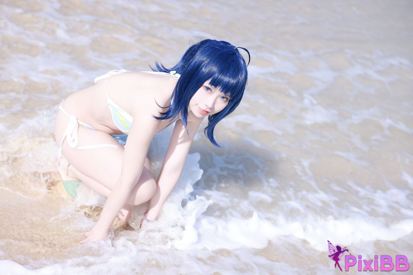 Cosplay G44 wont get hurt Hachina Miankai Swimsuit PixiBB.COM 010