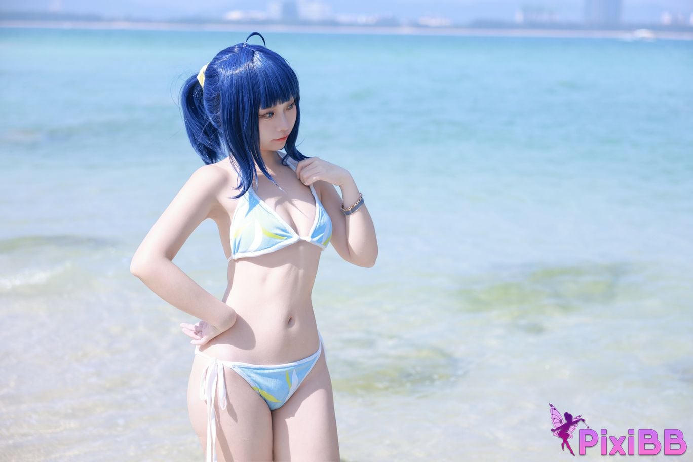 Cosplay G44 wont get hurt Hachina Miankai Swimsuit PixiBB.COM 013