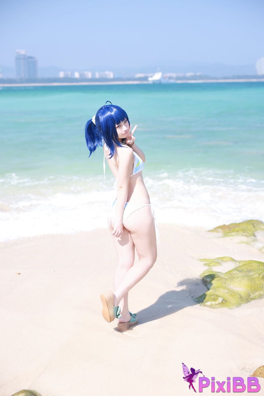 Cosplay G44 wont get hurt Hachina Miankai Swimsuit PixiBB.COM 014