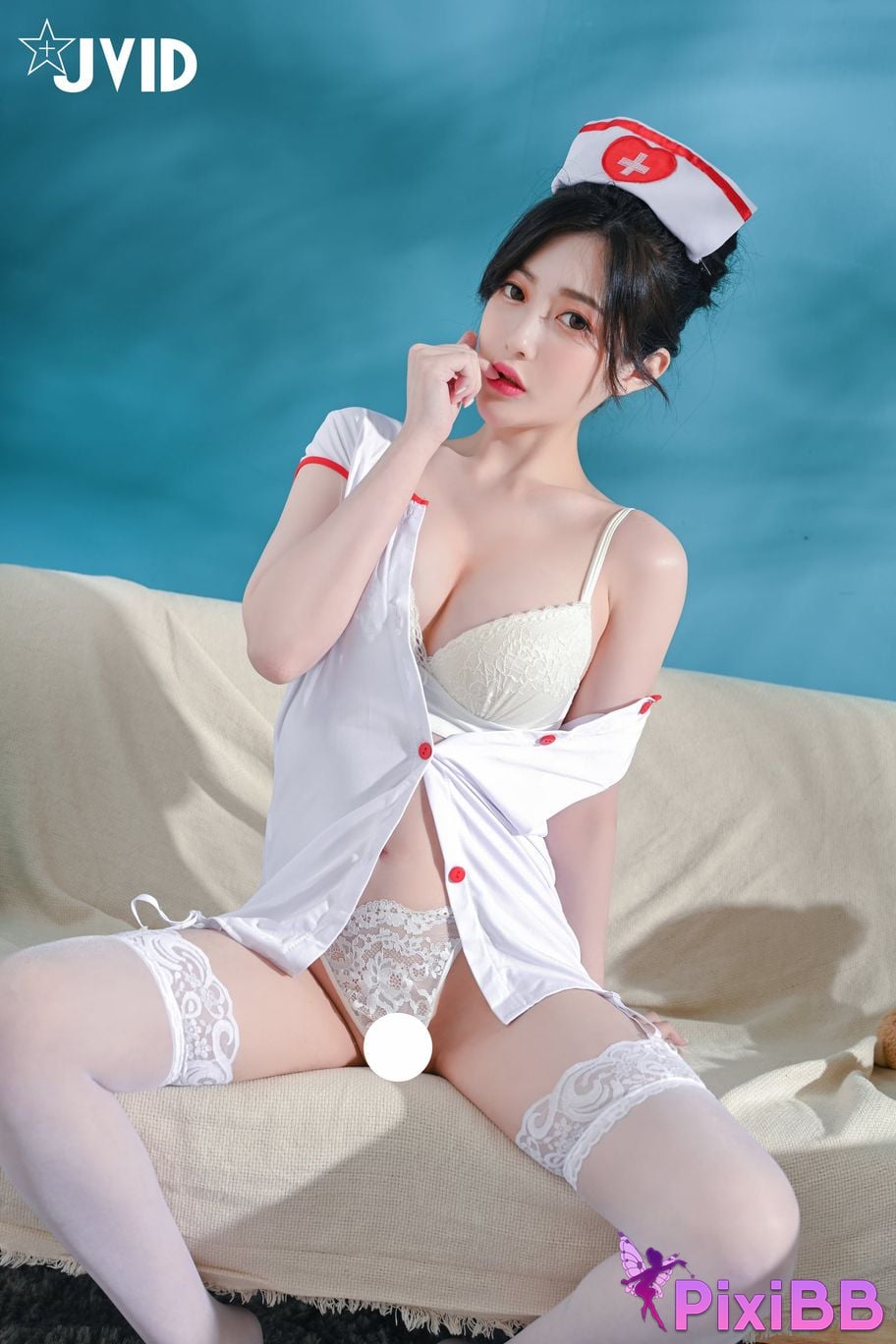 JVID Li Nai Jiang Da Wan Yi Miao Shi Bu Fa Shao Suan Tong Xiao Hu Quan Xin Pei Ban Zhao Gu Ni Huan Mei Lun Dao Chao Gan Guan Xi Jiao Kai Gei Zai Shen Bao Zhu Ru Bai Se Zhi 074