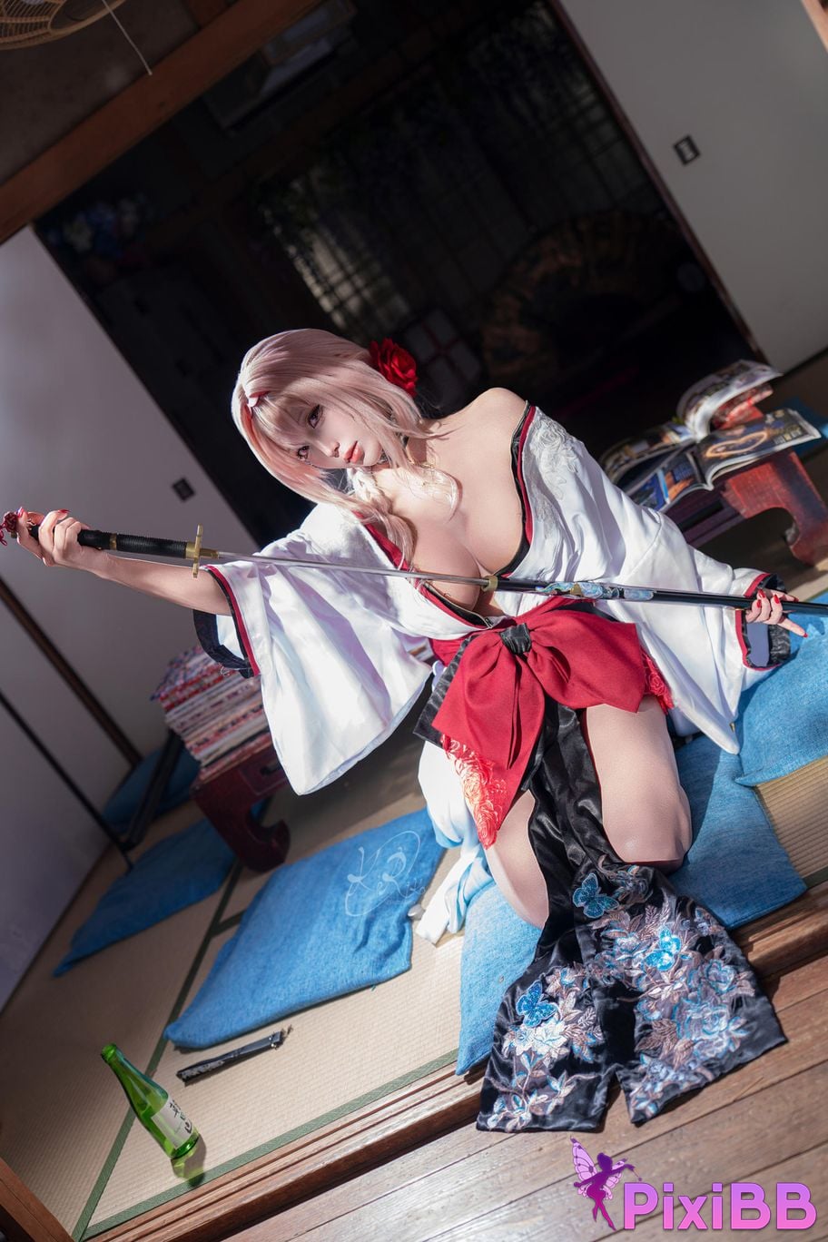 Cosplayer cut Celia red lotus shadow flower of longing PixiBB.COM 022