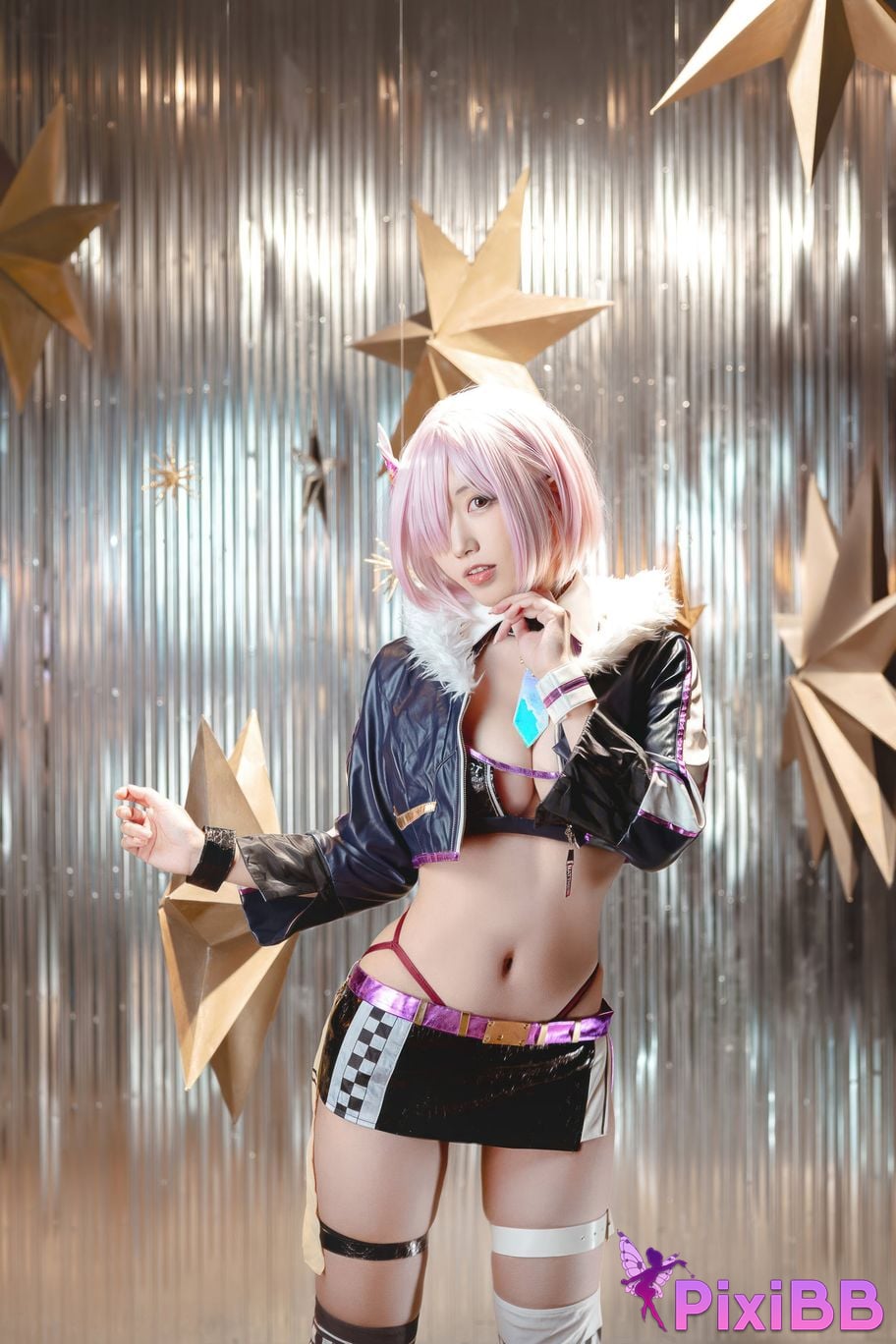 Cosplayer cut Celia FGO Matthew Racing Suit PixiBB.COM 001
