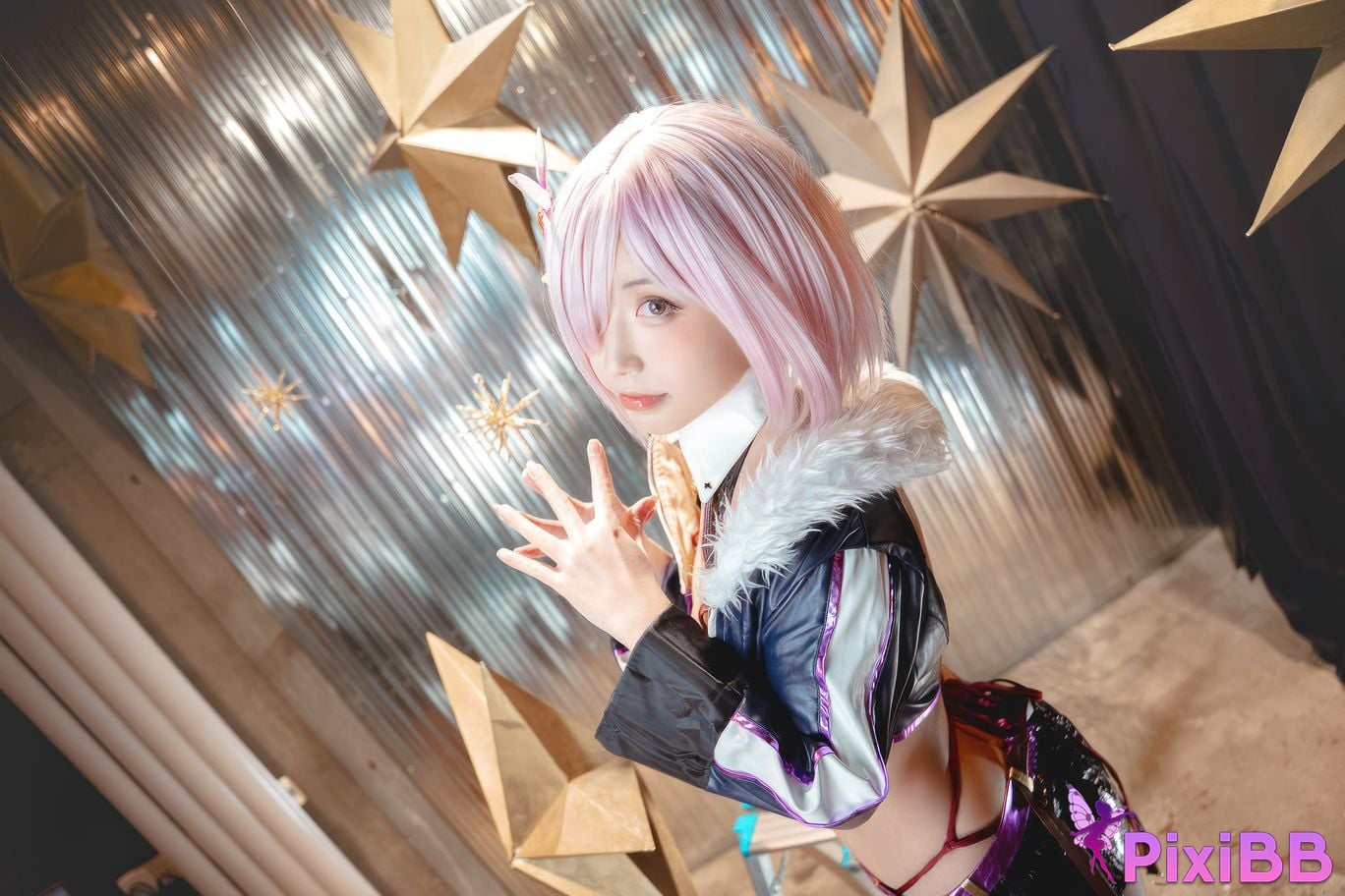 Cosplayer cut Celia FGO Matthew Racing Suit PixiBB.COM 005