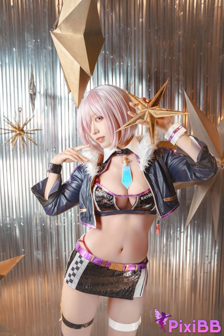Cosplayer cut Celia FGO Matthew Racing Suit PixiBB.COM 007