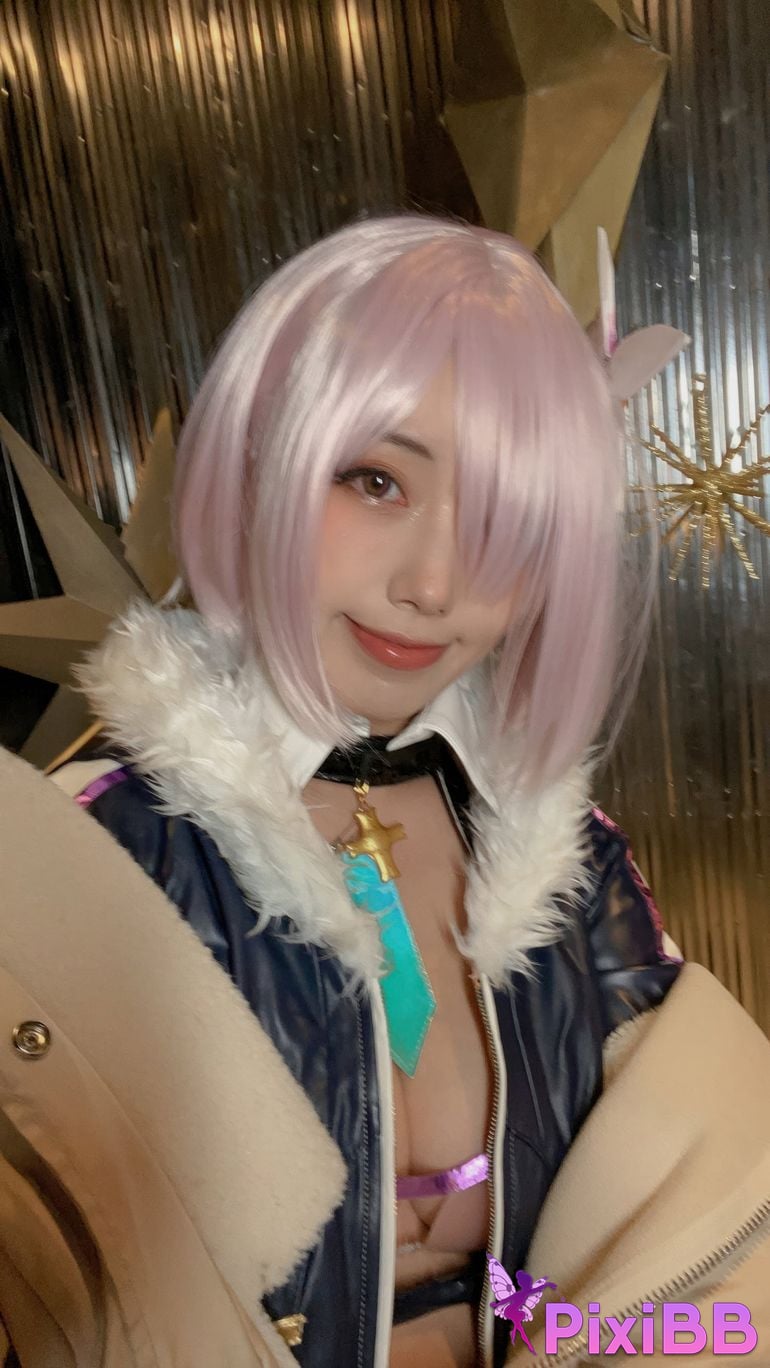 Cosplayer cut Celia FGO Matthew Racing Suit PixiBB.COM 010