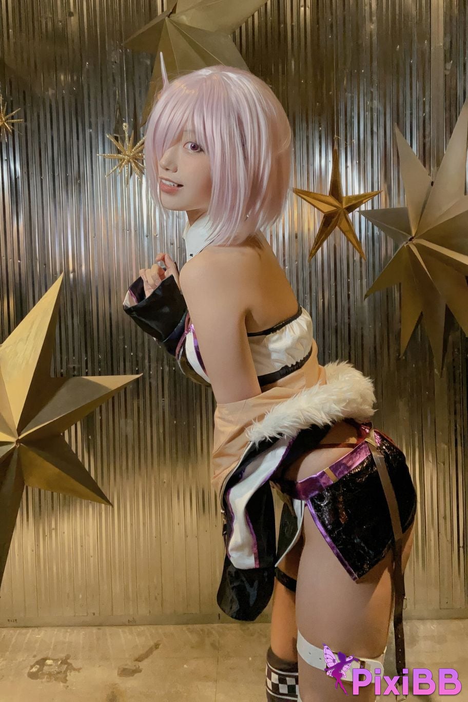 Cosplayer cut Celia FGO Matthew Racing Suit PixiBB.COM 013