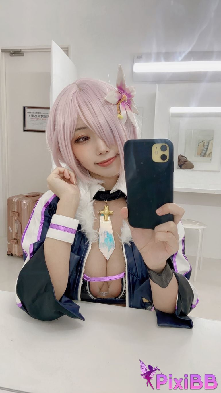 Cosplayer cut Celia FGO Matthew Racing Suit PixiBB.COM 016