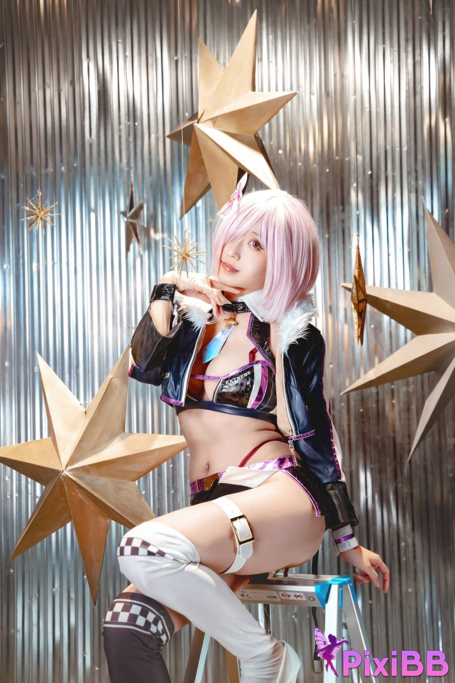 Cosplayer cut Celia FGO Matthew Racing Suit PixiBB.COM 018