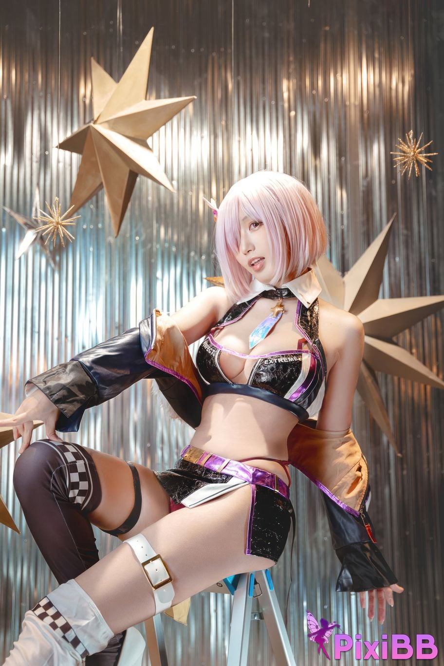 Cosplayer cut Celia FGO Matthew Racing Suit PixiBB.COM 023