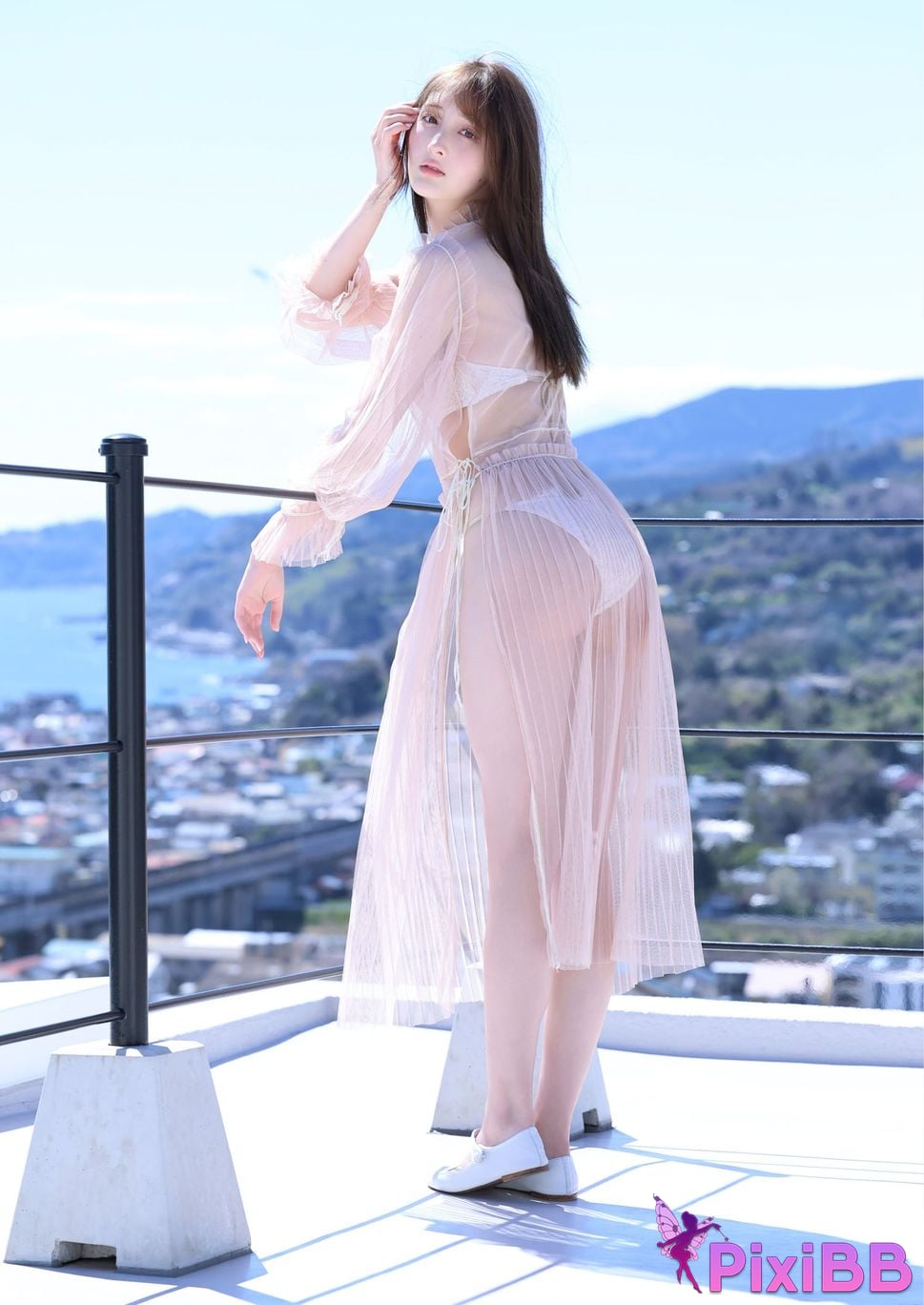 Japanese Idol Cecile Nana Cecil Digital only YJ PHOTO BOOK photo collection pale faintly PixiBB.COM 023