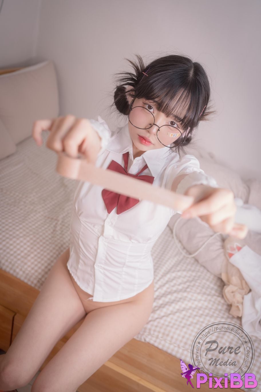 Pure Media Vol.276 Jelly Girl Trapped in a Rooftop Room PixiBB.COM 060