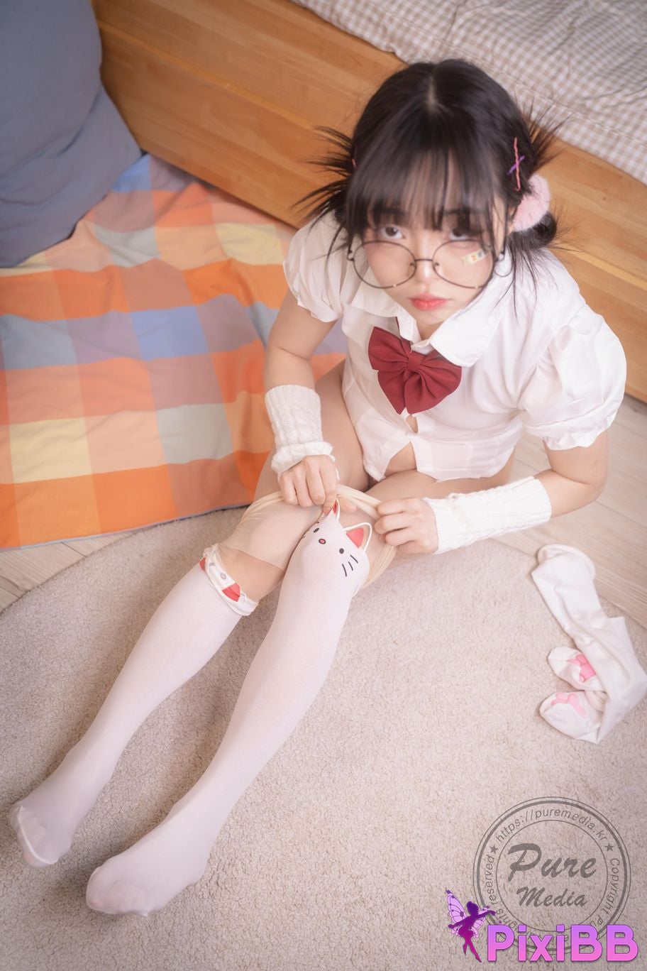 Pure Media Vol.276 Jelly Girl Trapped in a Rooftop Room PixiBB.COM 066