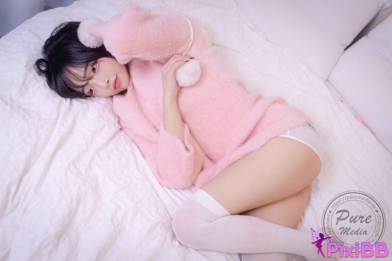 Pure Media Vol.266 Jelly Cutie Rabbit and Pink Hole PixiBB.COM 014