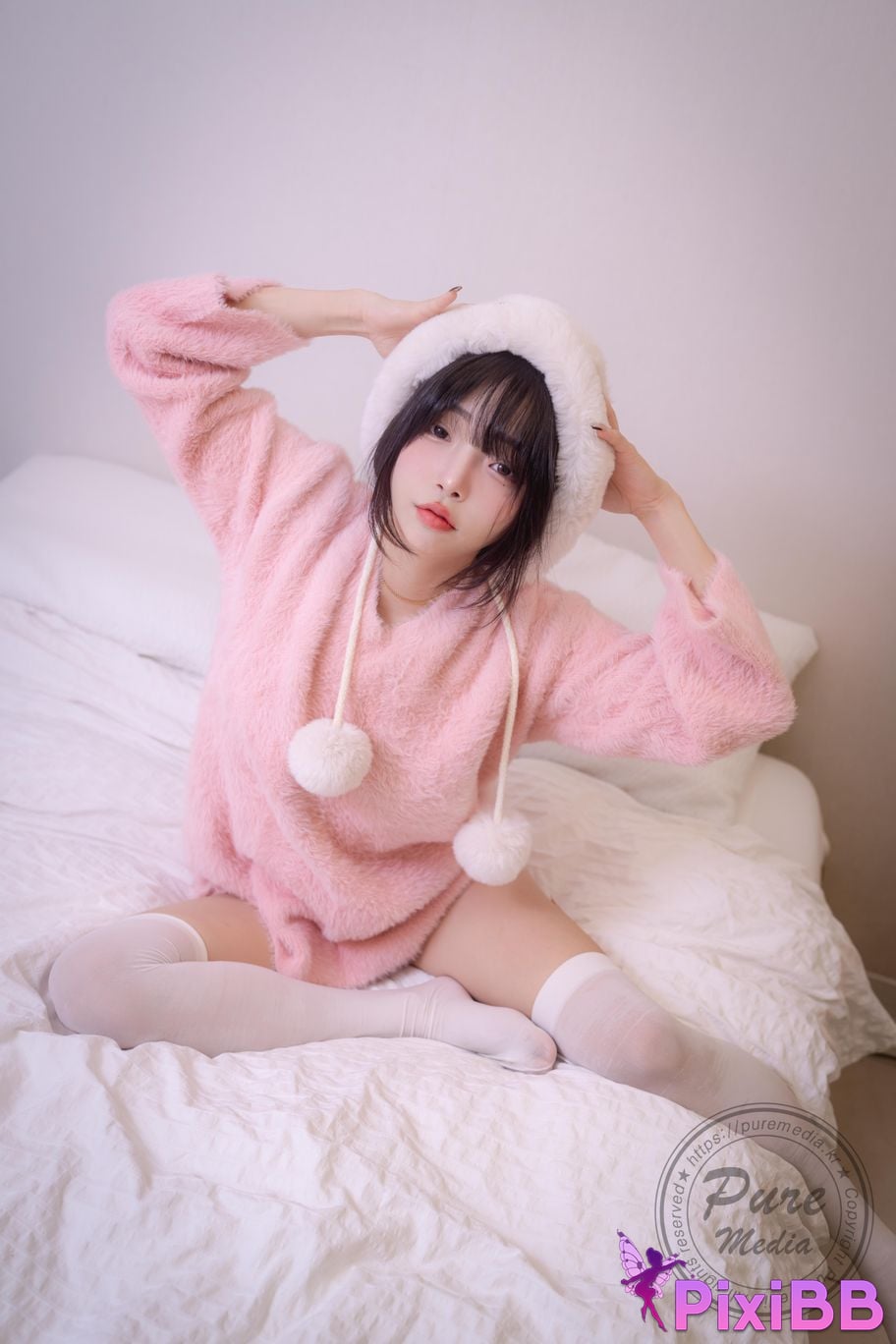 Pure Media Vol.266 Jelly Cutie Rabbit and Pink Hole PixiBB.COM 017