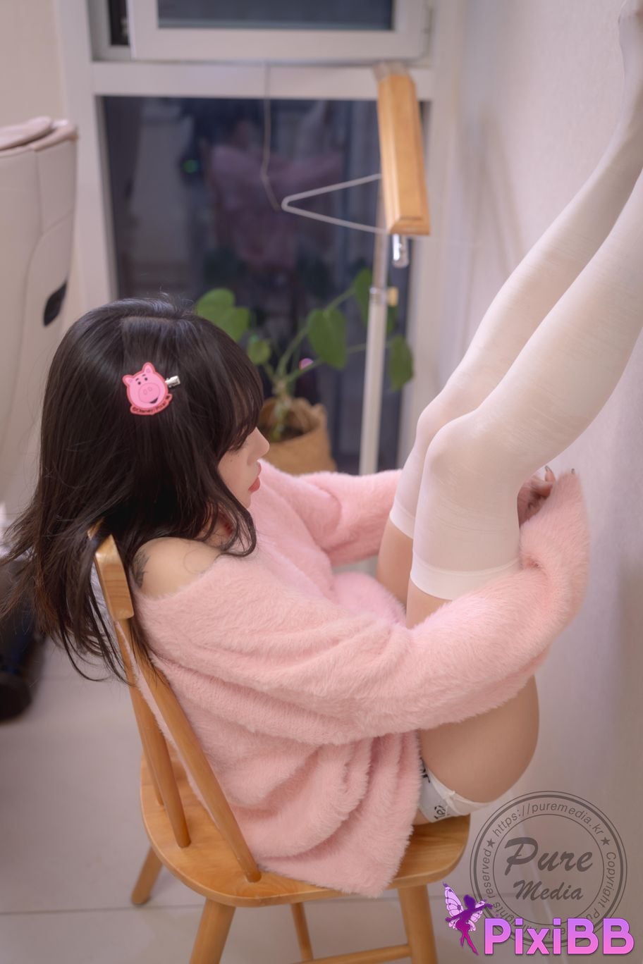 Pure Media Vol.266 Jelly Cutie Rabbit and Pink Hole PixiBB.COM 044