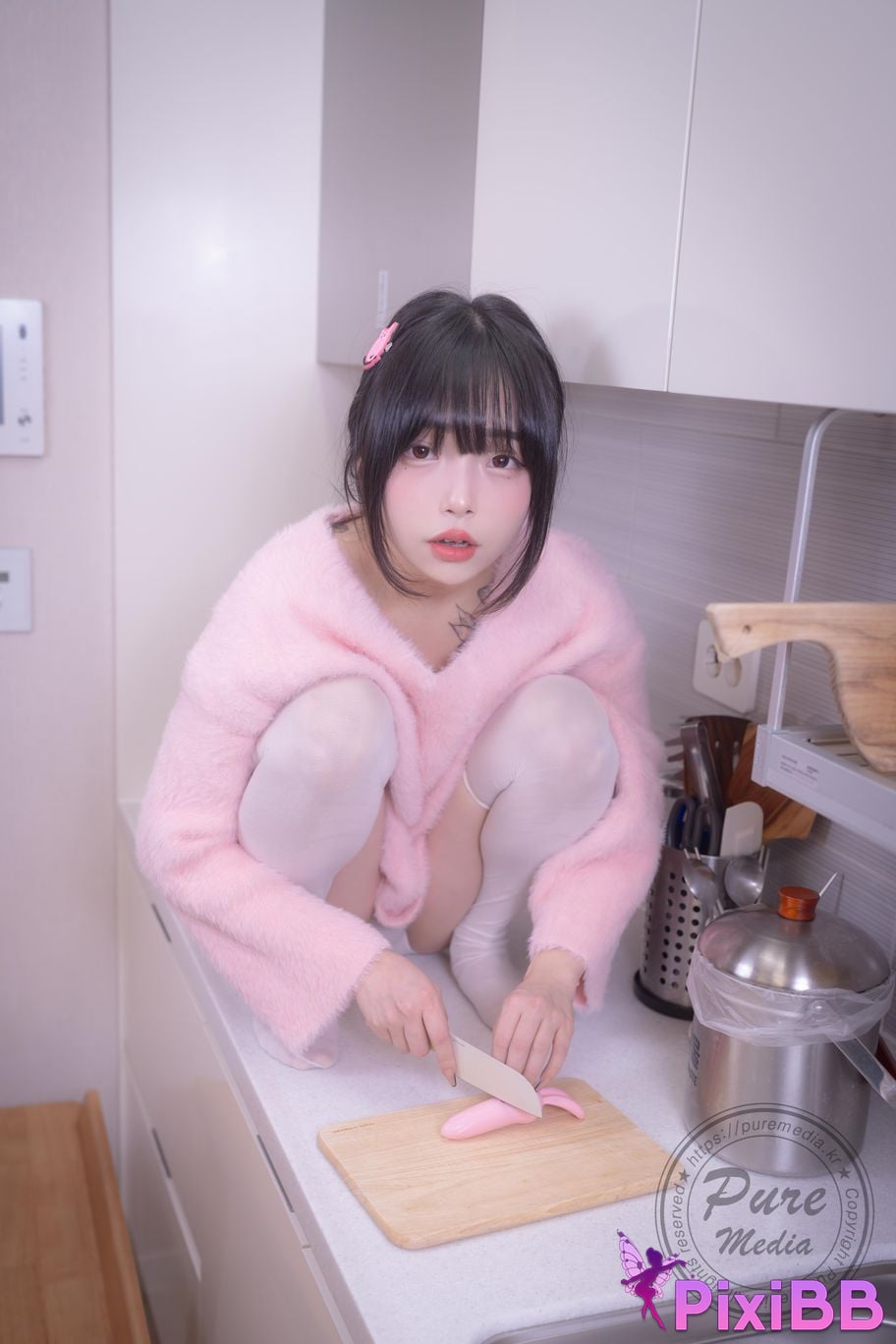 Pure Media Vol.266 Jelly Cutie Rabbit and Pink Hole PixiBB.COM 066