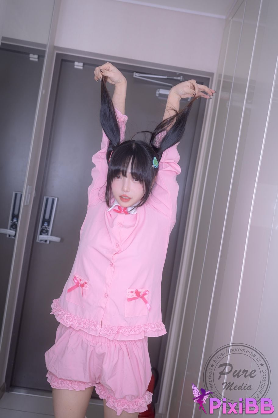 Pure Media Vol.266 Jelly Cutie Rabbit and Pink Hole PixiBB.COM 135