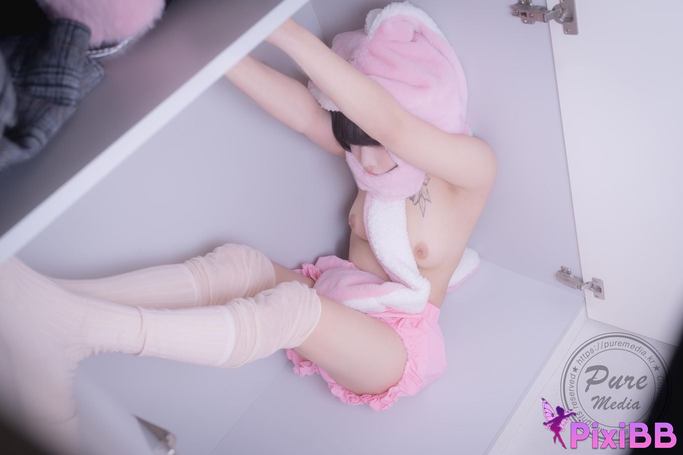 Pure Media Vol.266 Jelly Cutie Rabbit and Pink Hole PixiBB.COM 155