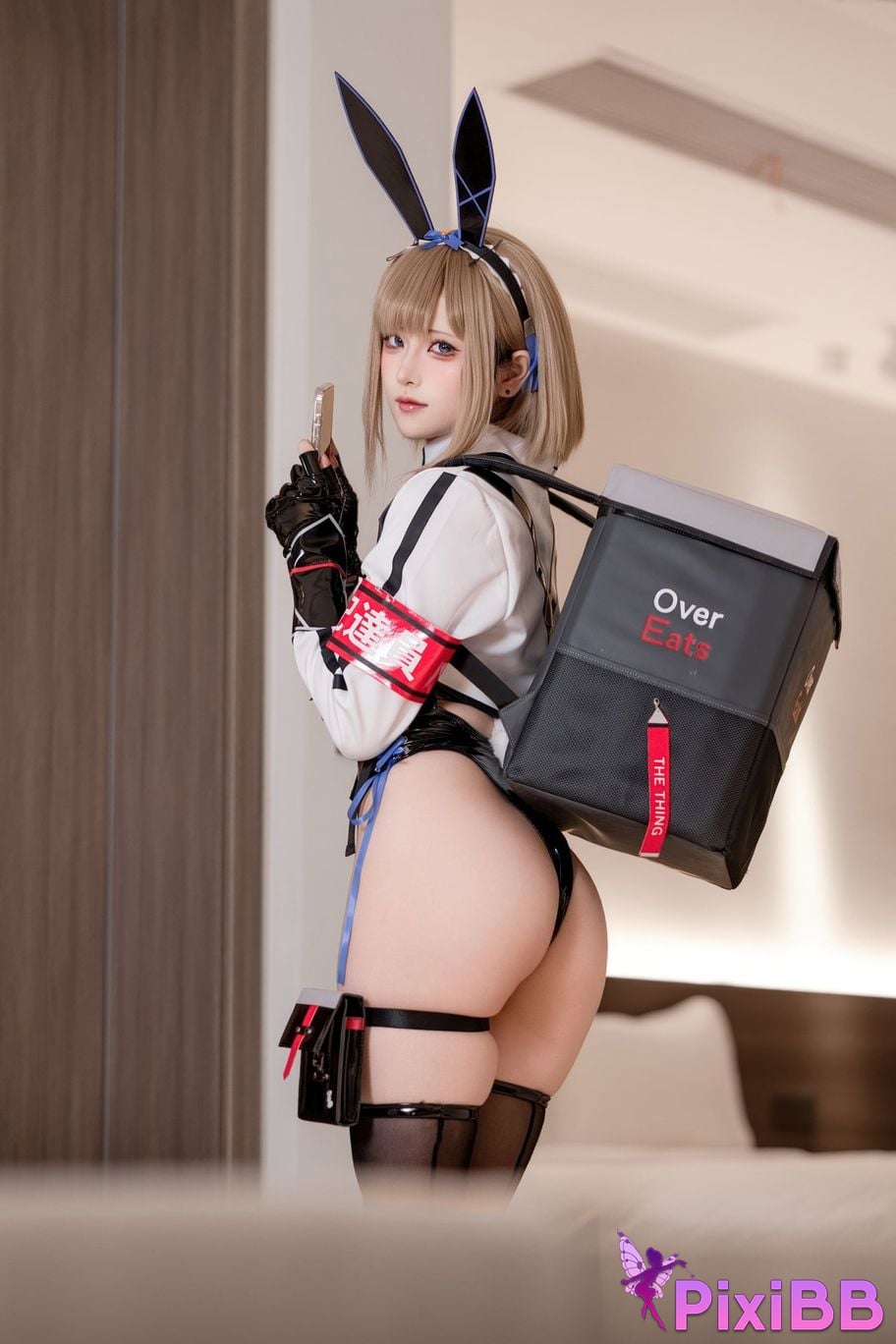 Cosplayer Island fish Takeaway bunny girl Xiaokui PixiBB.COM 023