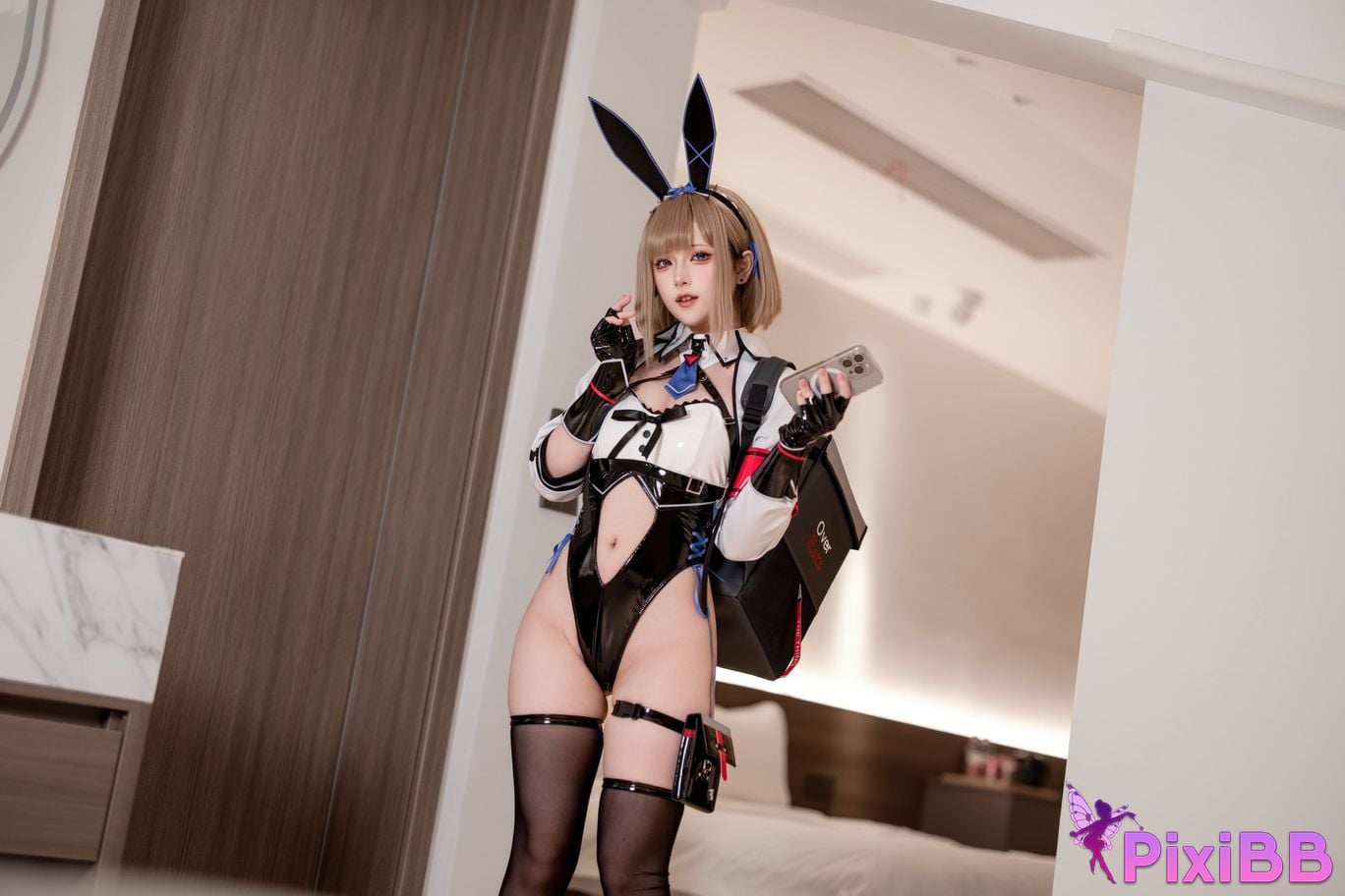 Cosplayer Island fish Takeaway bunny girl Xiaokui PixiBB.COM 034