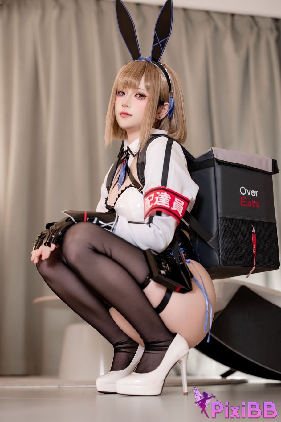 Cosplayer Island fish Takeaway bunny girl Xiaokui PixiBB.COM 039