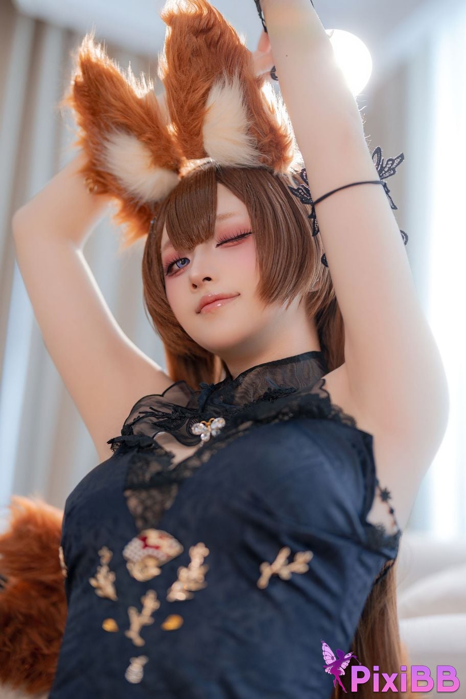 Cosplay Island Fish Azur Blue Route Sky City Dress PixiBB.COM 014